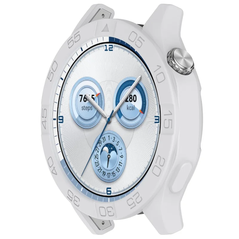 Watch Case for Huawei Watch GT 5 Pro 46mm / GT 5 46mm / GT 4 46mm Soft Silicone Protective Cover - Light Grey