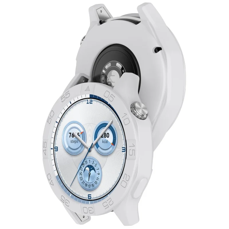 Watch Case for Huawei Watch GT 5 Pro 46mm / GT 5 46mm / GT 4 46mm Soft Silicone Protective Cover - Light Grey