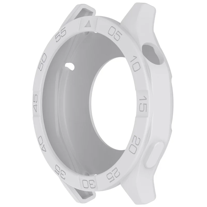 Watch Case for Huawei Watch GT 5 Pro 46mm / GT 5 46mm / GT 4 46mm Soft Silicone Protective Cover - Light Grey