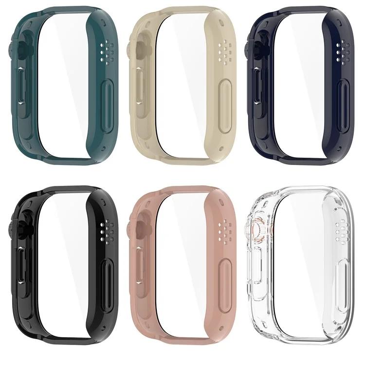 Per Xiaomi Redmi Watch 5 Lite Custodia in vetro temperato PC Integrated Full Coverage Protector - Nero