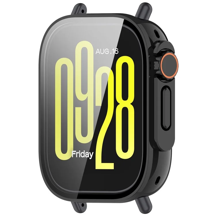 Per Xiaomi Redmi Watch 5 Active, vetro temperato PC, custodia integrata completa, protezione - Nero