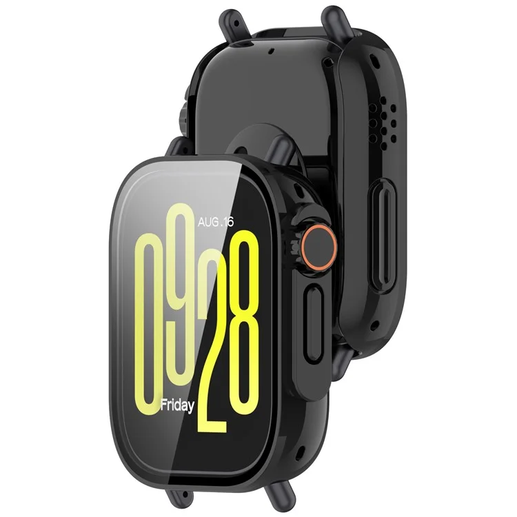 Per Xiaomi Redmi Watch 5 Active, vetro temperato PC, custodia integrata completa, protezione - Nero