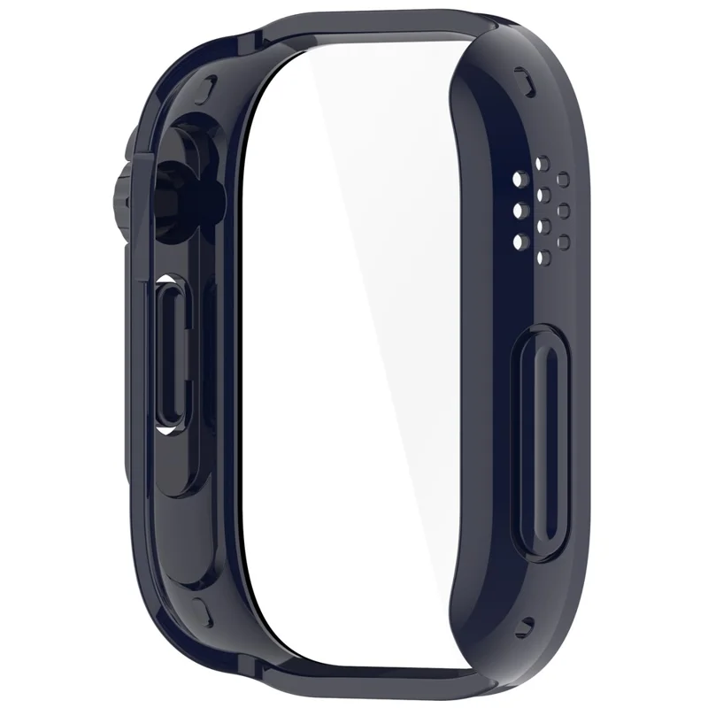 For Xiaomi Redmi Watch 5 Active PC Tempered Glass Integrated Watch Case Full Coverage Protector - Blue