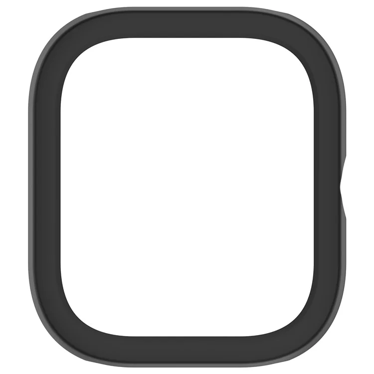 Custodia per orologio per Xiaomi Redmi Watch 5 eSIM / Watch 5 / Watch 4 Copertura protettiva in PC semi-chiusa e cava - Nera
