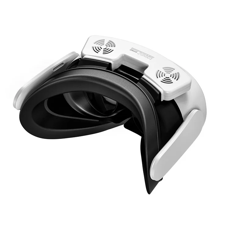 STARTRC GAMES Maske für Meta Quest 3S VR mit magnetischem Kühlventilator, Leder-/Lycraschaumpolster, atmungsaktiver Gesichtsabdeckung
