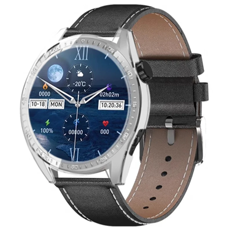For Aigo G20 Watch Case Drop-Proof Hard PC Protective Cover - Transparent