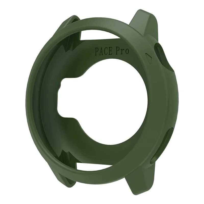For Coros Pace Pro Watch Case Soft Silicone Hollow Watch Frame Cover - Dark Green