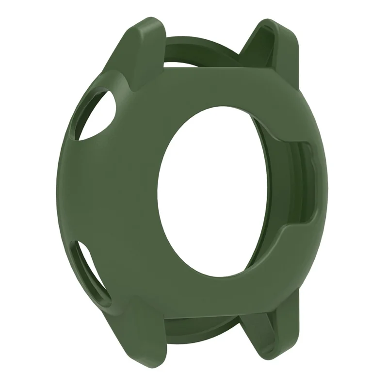 For Coros Pace Pro Watch Case Soft Silicone Hollow Watch Frame Cover - Dark Green