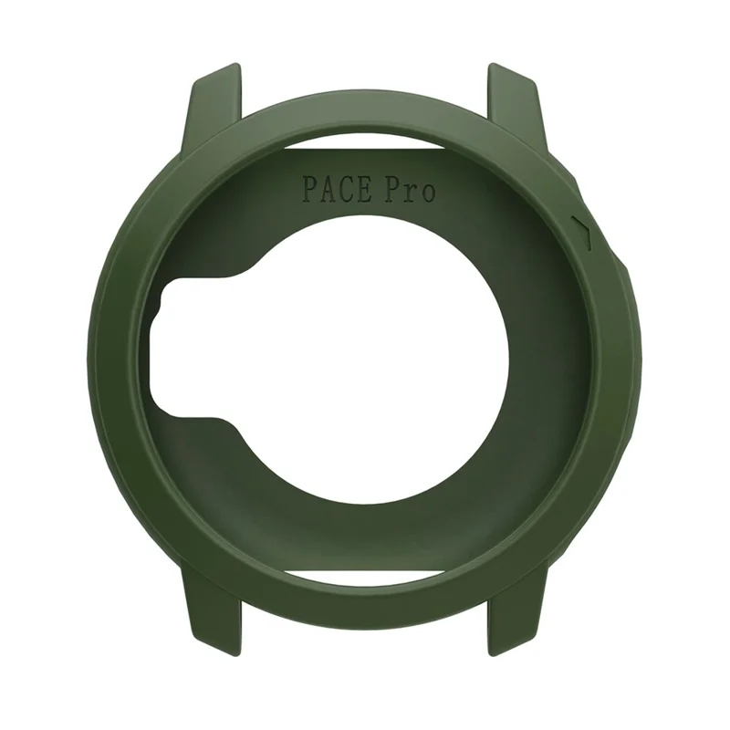 For Coros Pace Pro Watch Case Soft Silicone Hollow Watch Frame Cover - Dark Green