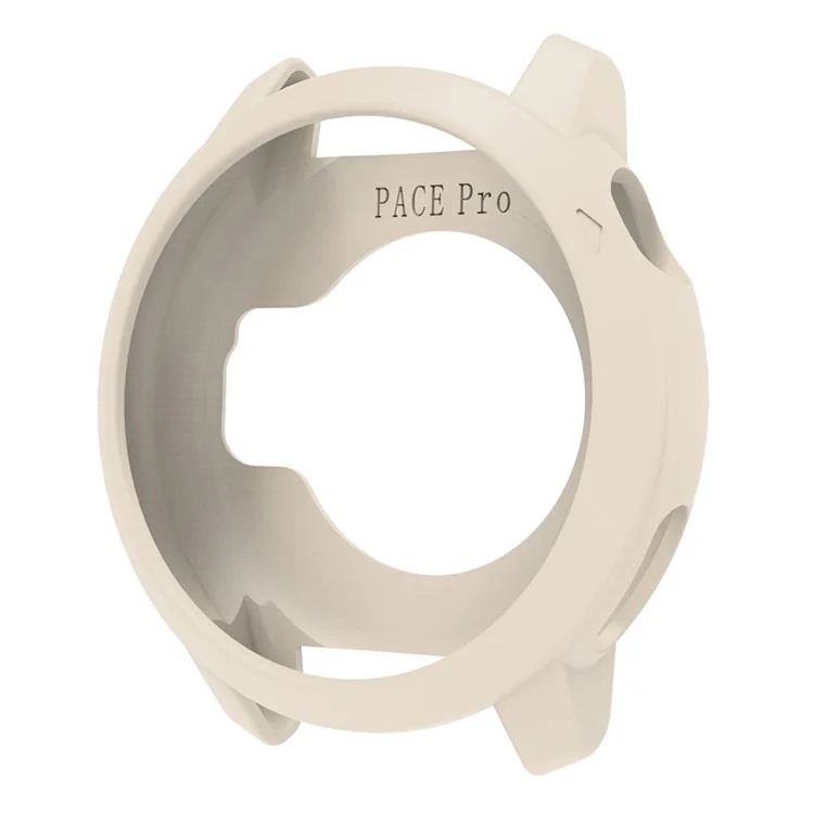 Funda de silicona suave y hueca para la caja del reloj Coros Pace Pro - Blanco marfil
