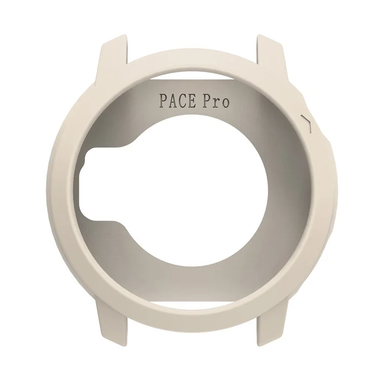 Funda de silicona suave y hueca para la caja del reloj Coros Pace Pro - Blanco marfil