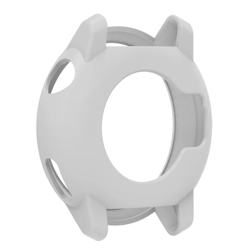 For Coros Pace Pro Watch Case Soft Silicone Hollow Watch Frame Cover - Grey