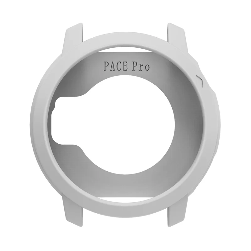 For Coros Pace Pro Watch Case Soft Silicone Hollow Watch Frame Cover - Grey