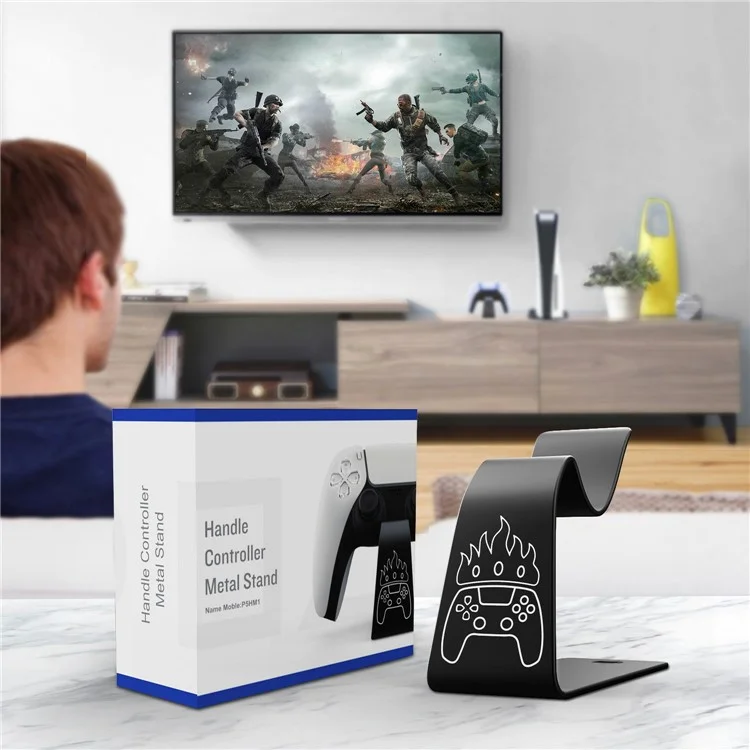 Подставка для игрового контроллера AMVR для Sony PlayStation 5 / PlayStation 4 / PlayStation 3 / Xbox / Betop / NVIDIA, держатель геймпада из алюминиевого сплава - черный
