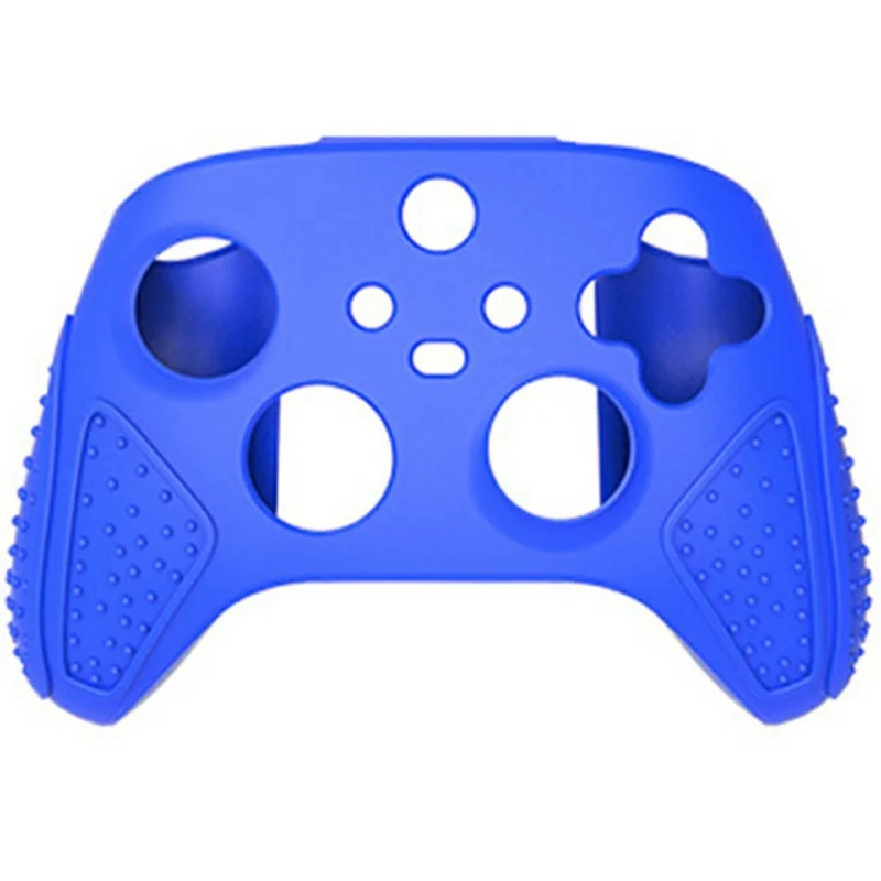 For Xbox Series S / X Game Controller Dust Proof Silicone Cover Anti Slip Protective Case - Blue