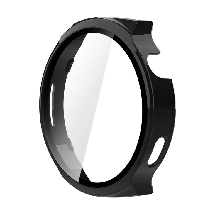 Custodia per orologio smart Aigo V8 in PC con pellicola protettiva in vetro temperato per lo schermo - Nero
