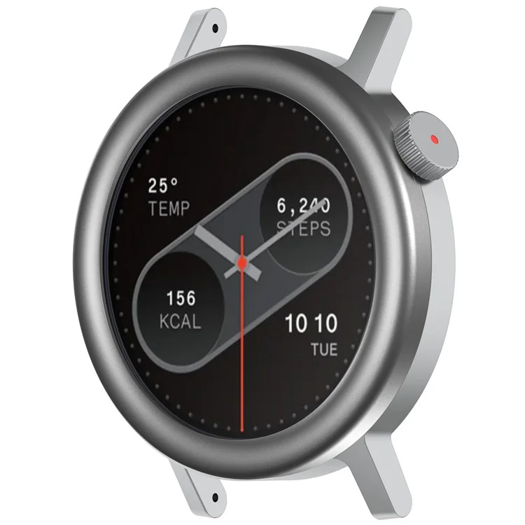 For Nothing CMF Watch Pro 2 Metal Watch Bezel Round Arc Design Smartwatch Ring - Silver