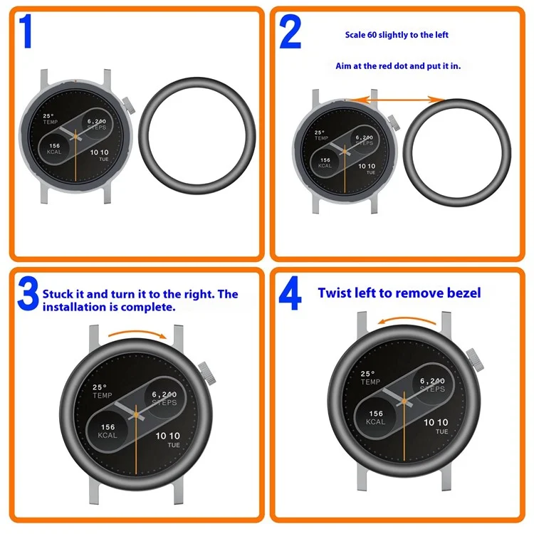 For Nothing CMF Watch Pro 2 Metal Watch Bezel Round Arc Design Smartwatch Ring - Silver