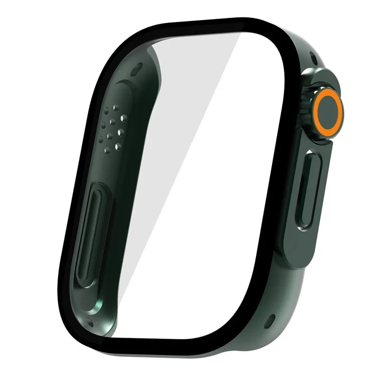 Per Xiaomi Redmi Watch 5 Active Custodia con cornice in PC e pellicola protettiva in vetro temperato - Verde