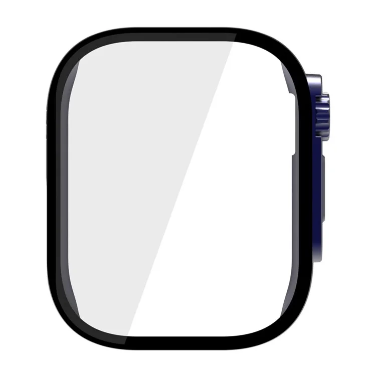 For Xiaomi Redmi Watch 5 Active PC Frame Watch Case with Tempered Glass Screen Film - Midnight Blue