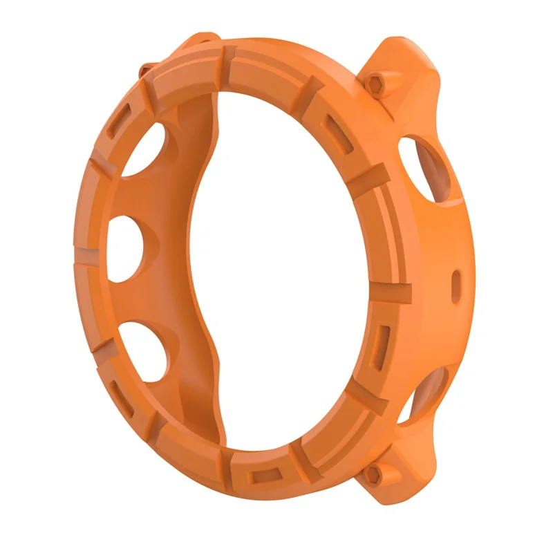 Capa de TPU para Polar Vantage M3, estrutura de moldura de relógio embrulhada pela metade - Laranja