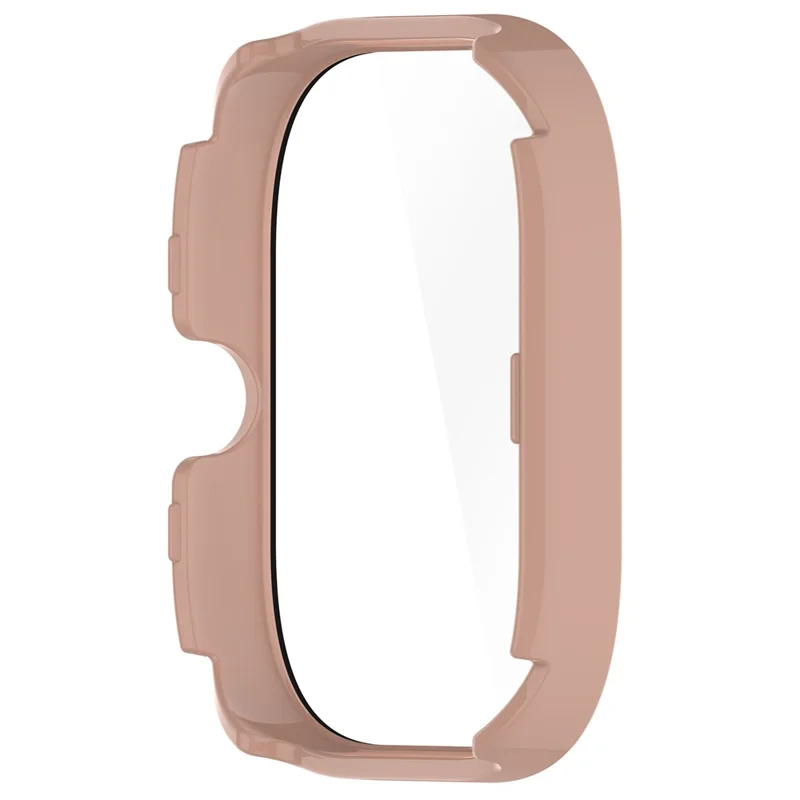 Funda rígida de PC para Xiaomi Redmi Watch 5 / Watch 5 eSIM con película de vidrio templado - Rosa
