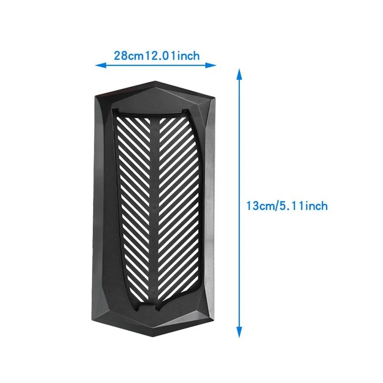 Cooling Stand for Sony PS5 Slim Disc Edition Vertical Game Console Heat Dissipation Base - Black