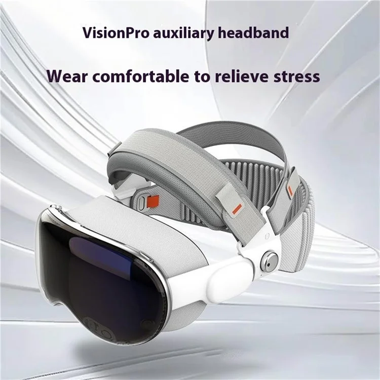 Correa para la Cabeza HIBLOKS para Apple Vision Pro, Banda Ajustable con Alivio de Presión para Equilibrio, Accesorio de Realidad Virtual