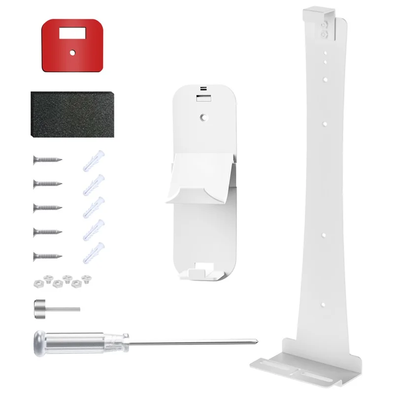 JYS P5227 Wall Mount Bracket for Sony PlayStation 5 Slim / 5 Pro / 5 Game Console Storage Rack Hook Set - White