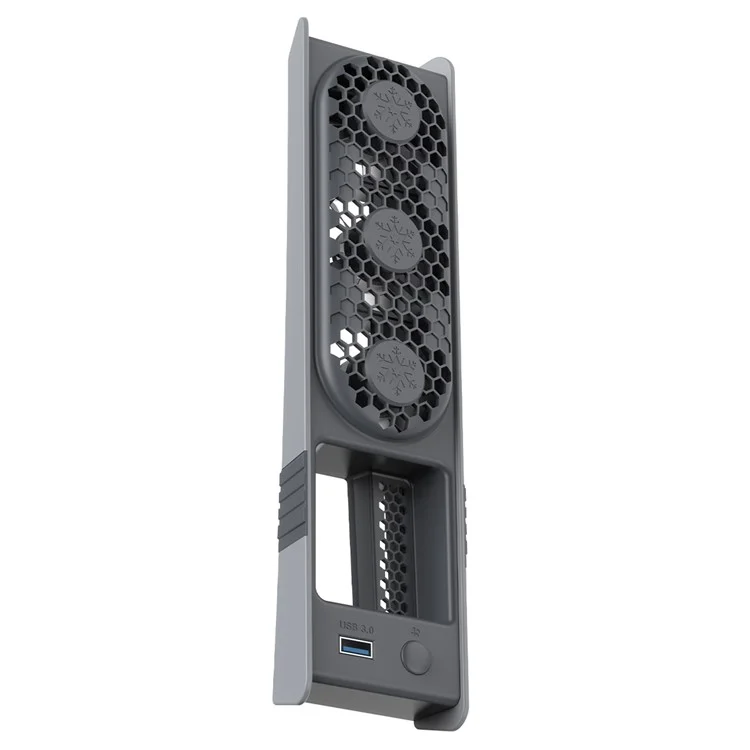 JYS JYS-P5228 For Sony PS5 Pro / Slim Console Cooling Fan Smart Temperature Control Rear Fan with RGB Light - Retro Color