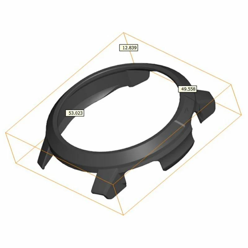 For Coros Pace Pro Smartwatch Protective Case PC Hard Cover - Black  /  White