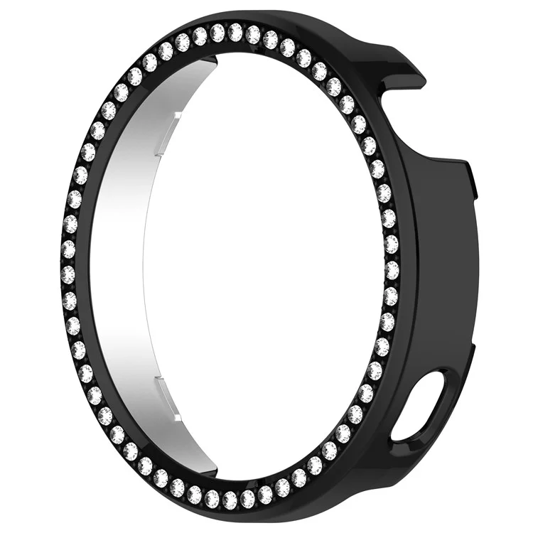 For Huawei Watch GT 5 41mm / GT 4 41mm PC Case Rhinestone Decor Smartwatch Protective Cover - Black