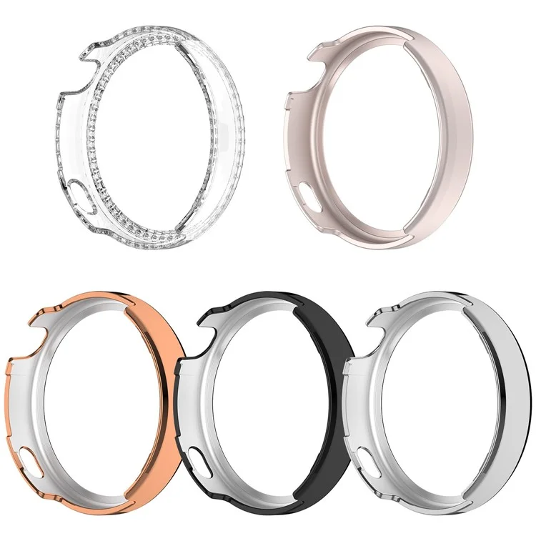 For Huawei Watch GT 5 41mm / GT 4 41mm PC Case Rhinestone Decor Smartwatch Protective Cover - Black