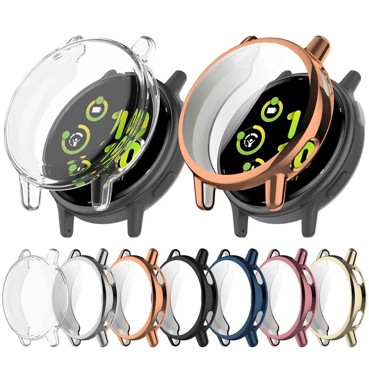 Для часов Garmin vivoactive 5 Чехол с полной защитой Мягкий TPU чехол Устойчивый к царапинам - Светло-золотой