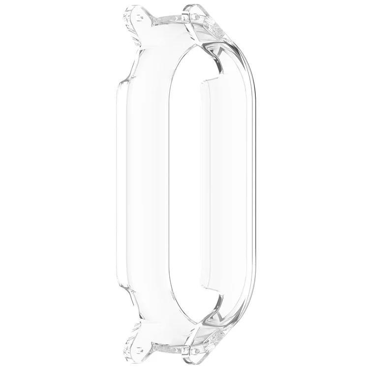 Watch Case for Xiaomi Smart Band 10 / Smart Band 10 NFC / Smart Band 10 Ceramic / Mi Band 9 Ceramic / 8 NFC / 8 12mm Lug PC Frame - Transparent