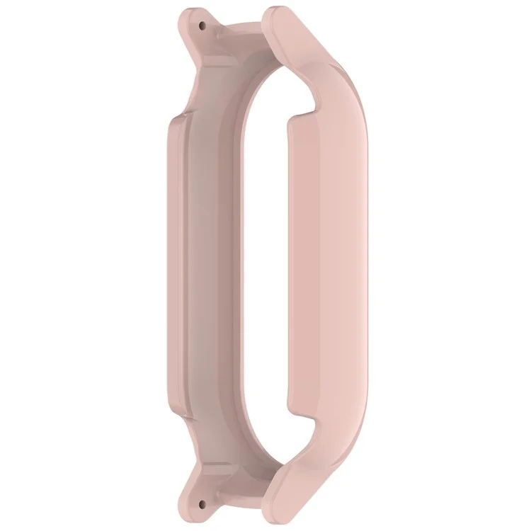 For Xiaomi Smart Band 9 NFC / 9 Hollow Out Watch Case 12mm Lug PC Protective Frame - Pink
