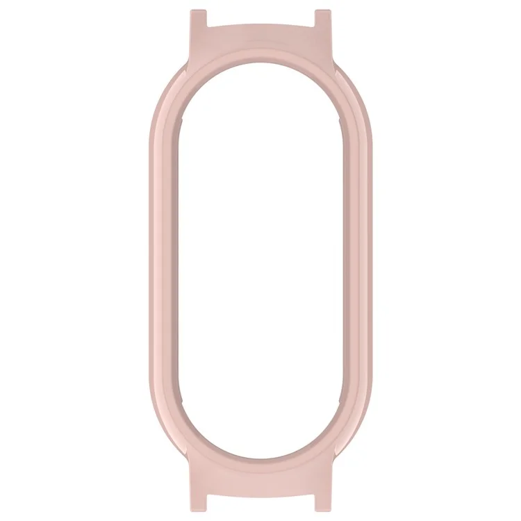For Xiaomi Smart Band 9 NFC / 9 Hollow Out Watch Case 12mm Lug PC Protective Frame - Pink