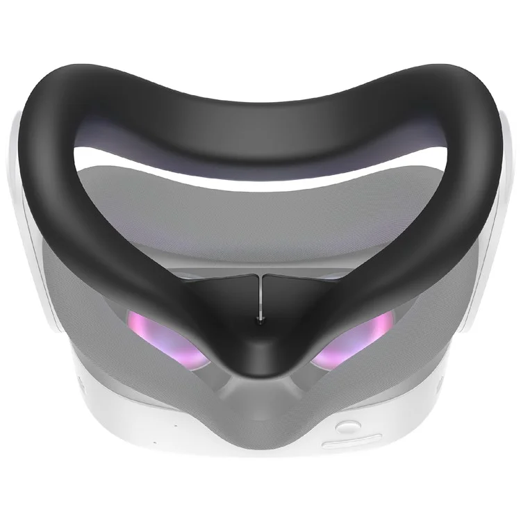 KIWI DESIGN F4 Q7-2P F4 Capa de Silicone Facial à Prova de Suor para Meta Quest 3S com Bloqueio de Luz Imersivo
