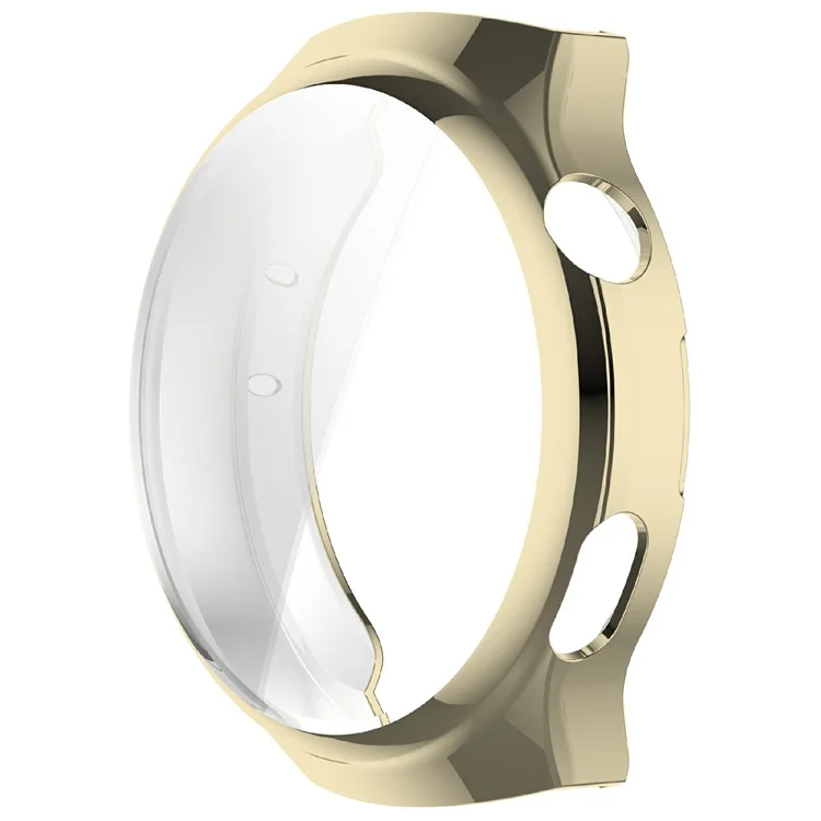 Pour Huawei Watch 4 Étui de montre TPU Couverture de protection complète Électroplacage - Or clair