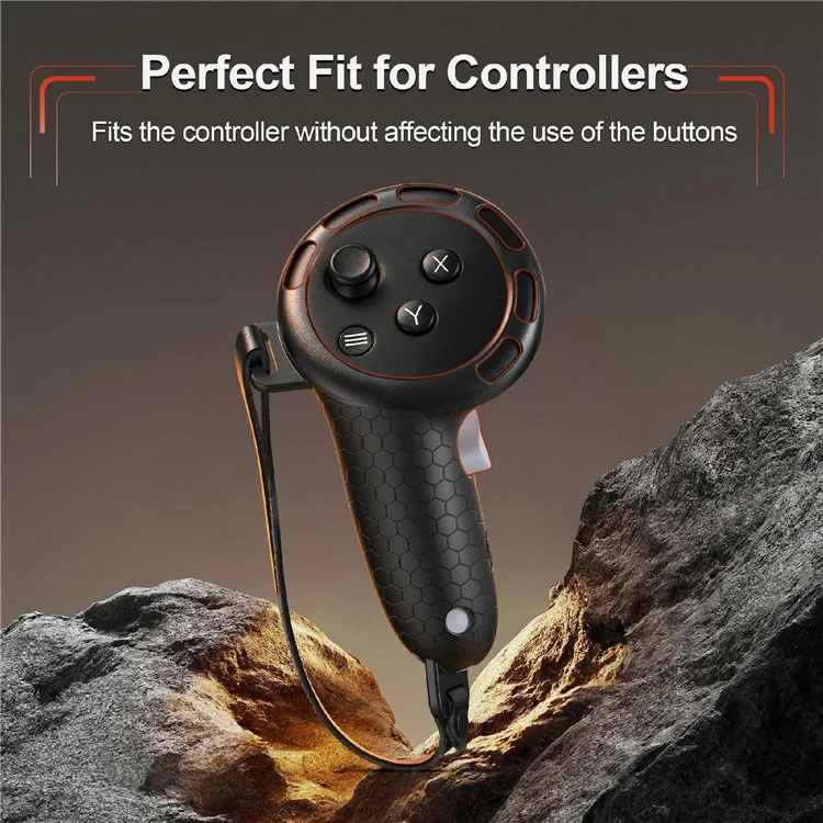 STARTRC GAMES For Meta Quest 3 / 3S Controller Silicone Cover Anti Slip Grip Protective Case