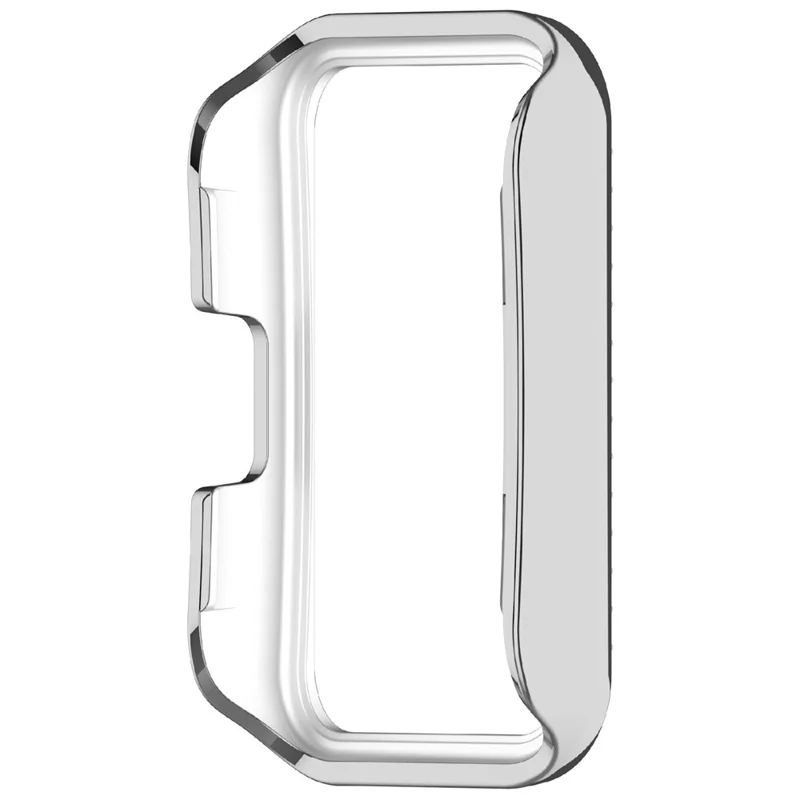 Protective Case For Huawei Band 10 / 10 NFC / 9 / 9 NFC / 8 / 8 NFC Hollow Design Rhinestone Decor PC Watch Cover - Silver