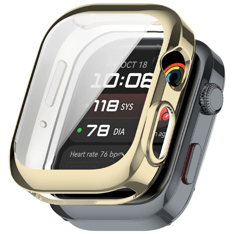 For Huawei Watch D2 TPU Watch Case Full Coverage Protective Cover (Does Not Affect ECG Function) - Light Gold