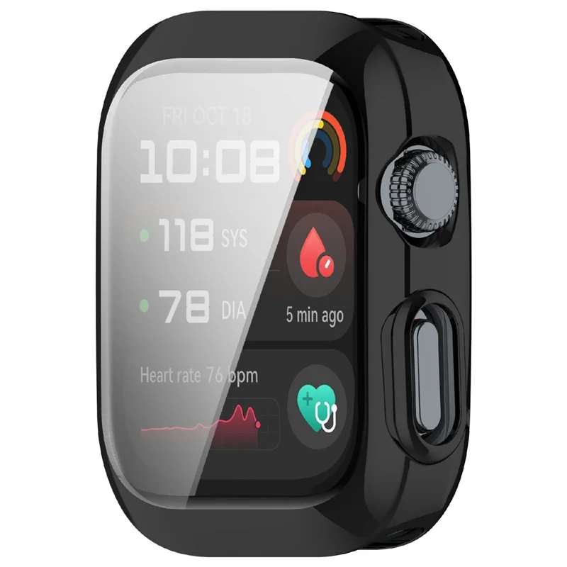 For Huawei Watch D2 TPU Watch Case Full Coverage Protective Cover (Does Not Affect ECG Function) - Black