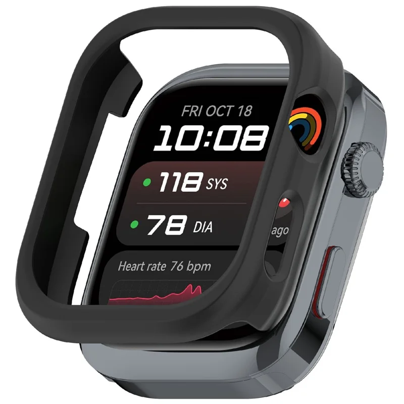 For Huawei Watch D2 PC Case Hollow Design Lightweight Smartwatch Protective Shell - Black