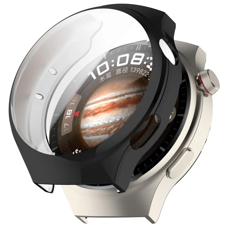 Чехол для Huawei Watch 4 Pro из ТПУ с полной защитой - Черный с электропокрытием