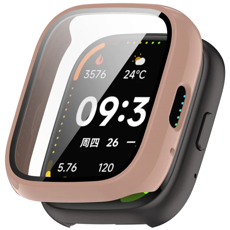 Cover per Smartwatch Lifesense 3 - Custodia Rigida Protettiva Completa con Pellicola in Vetro Temperato - Rosa