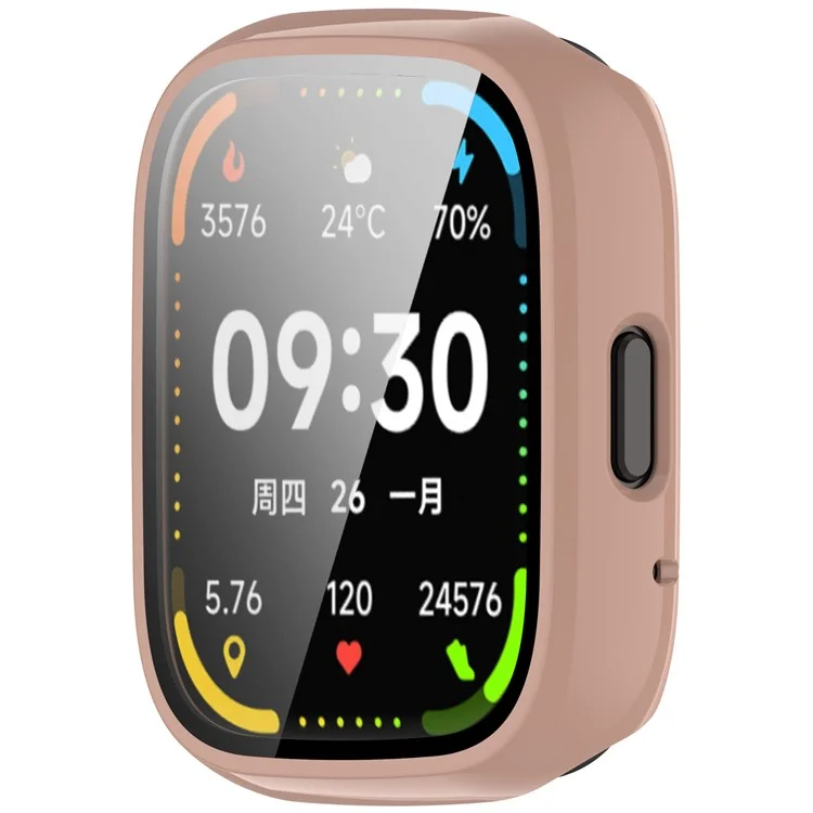 Cover per Smartwatch Lifesense 3 - Custodia Rigida Protettiva Completa con Pellicola in Vetro Temperato - Rosa
