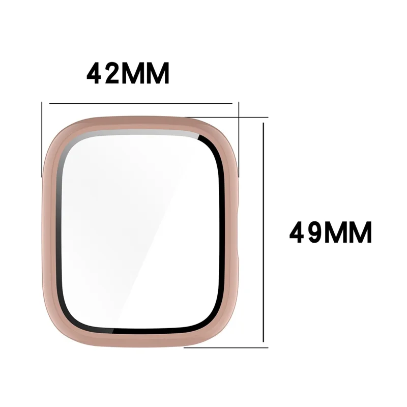 Cover per Smartwatch Lifesense 3 - Custodia Rigida Protettiva Completa con Pellicola in Vetro Temperato - Rosa