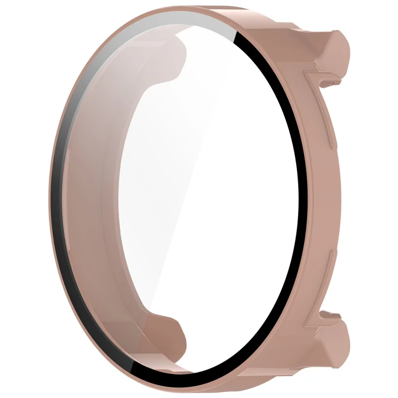 Für Suunto Vertical Uhrengehäuse PC-Rahmenabdeckung mit gehärtetem Glasbildschirmfilm - Pink