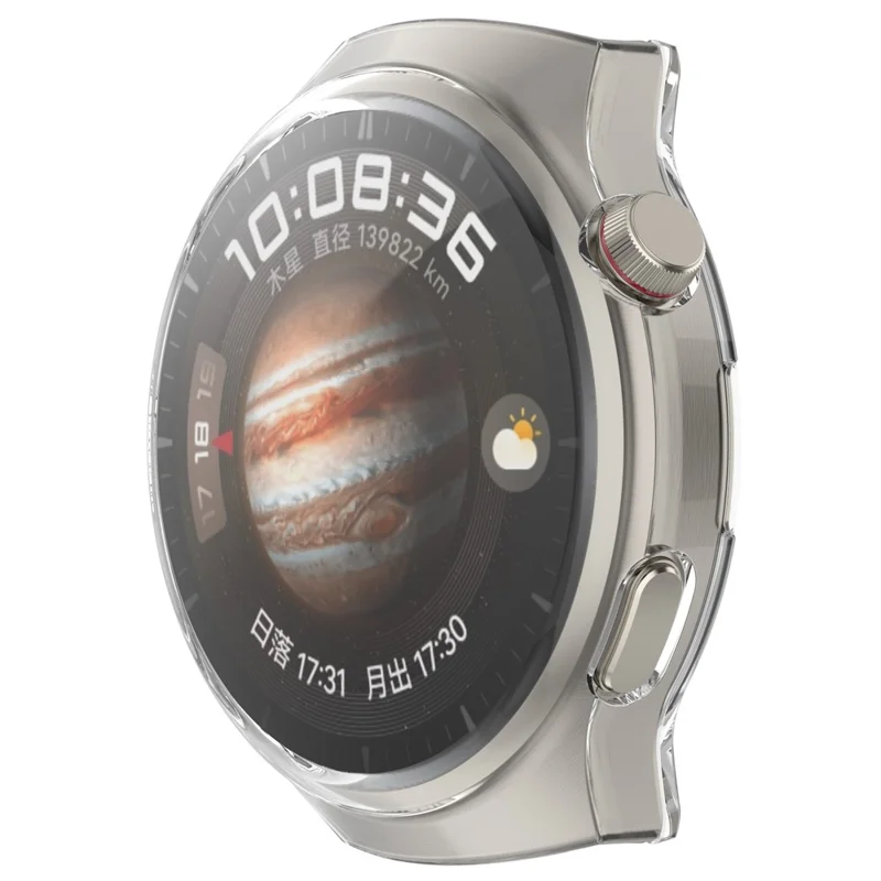 For Huawei Watch 4 Pro Protective Case Flexible TPU Watch Cover Full Coverage Electroplating